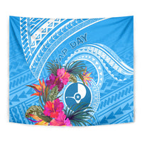 Yap Day Tapestry Nam nu Waqab Tropical Flower LT01 - Polynesian Pride