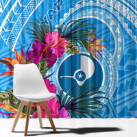 Yap Day Window Curtain Nam nu Waqab Tropical Flower LT01 - Polynesian Pride
