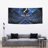 Personalised Aotearoa Matariki Tapestry Blue Fern Maori Poutama LT01 - Polynesian Pride