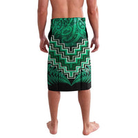 Personalised Aotearoa Matariki Lavalava Green Fern Maori Poutama LT01 - Polynesian Pride