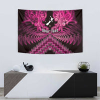Personalised Aotearoa Matariki Tapestry Pink Fern Maori Poutama LT01 - Polynesian Pride