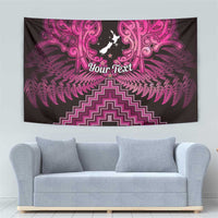 Personalised Aotearoa Matariki Tapestry Pink Fern Maori Poutama LT01 - Polynesian Pride