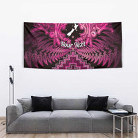 Personalised Aotearoa Matariki Tapestry Pink Fern Maori Poutama LT01 - Polynesian Pride
