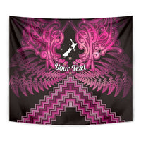 Personalised Aotearoa Matariki Tapestry Pink Fern Maori Poutama LT01 - Polynesian Pride