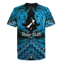 Personalised Aotearoa Matariki Rugby Jersey Turquoise Fern Maori Poutama LT01 - Polynesian Pride