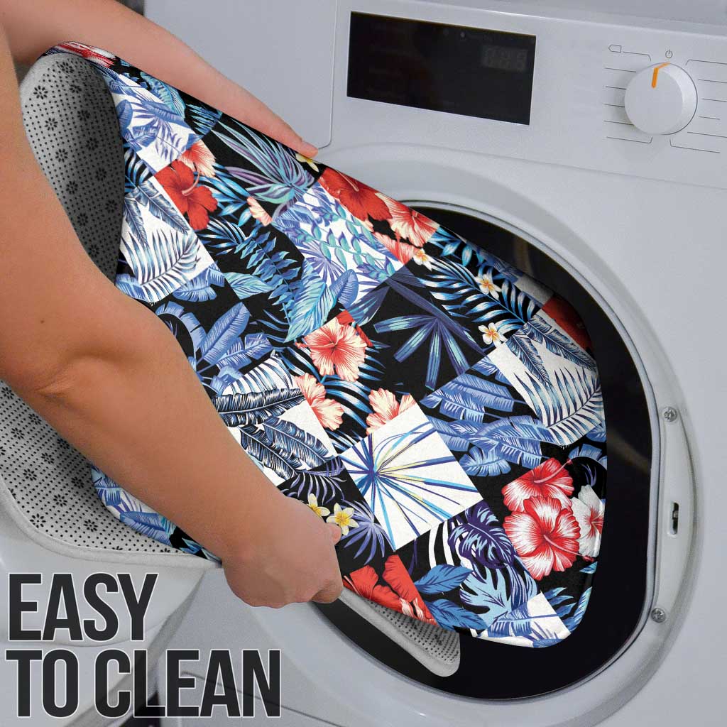 Hawaii Tropicana Blue Pattern Bathroom Set LT01 - Polynesian Pride
