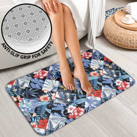 Hawaii Tropicana Blue Pattern Bathroom Set LT01 - Polynesian Pride
