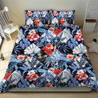 Hawaii Tropicana Blue Pattern Bedding Set LT01 - Polynesian Pride