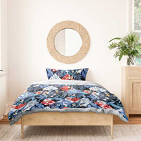 Hawaii Tropicana Blue Pattern Bedding Set LT01 - Polynesian Pride