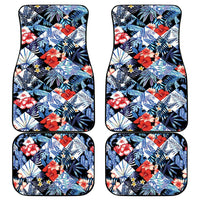 Hawaii Tropicana Blue Pattern Car Mats LT01 - Polynesian Pride
