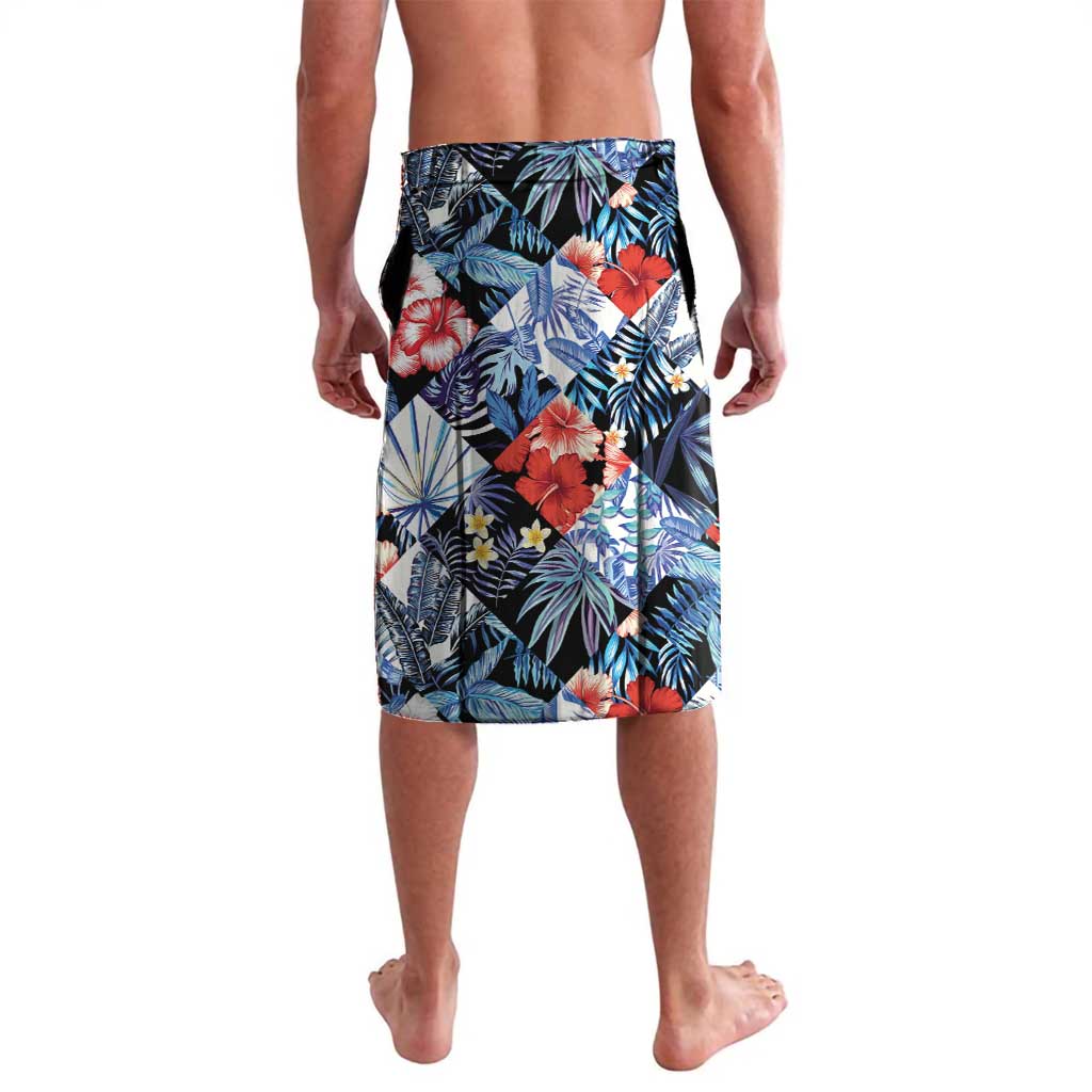 Hawaii Tropicana Blue Pattern Lavalava LT01 - Polynesian Pride
