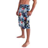 Hawaii Tropicana Blue Pattern Lavalava LT01 - Polynesian Pride