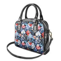 Hawaii Tropicana Blue Pattern Shoulder Handbag LT01 - Polynesian Pride