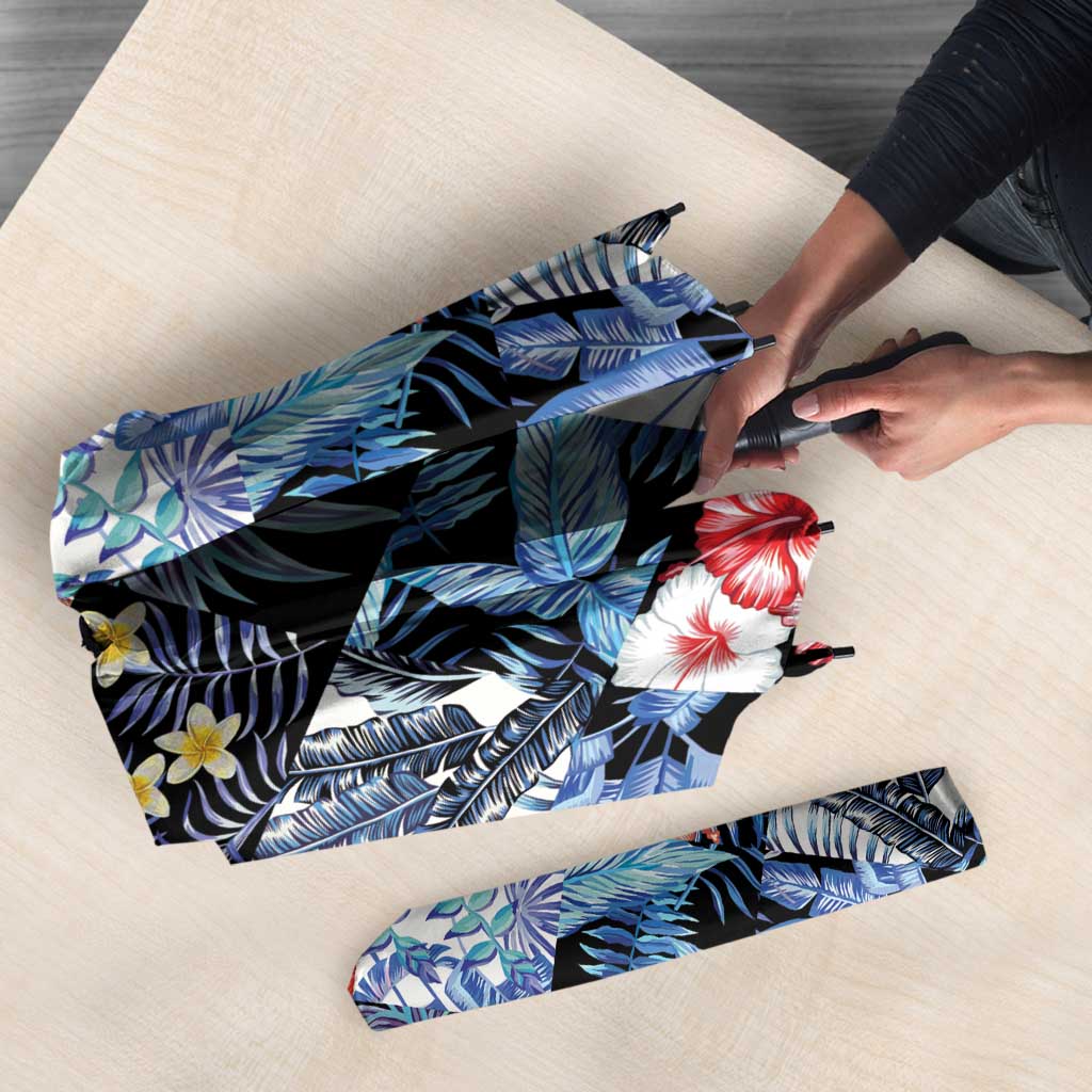 Hawaii Tropicana Blue Pattern Umbrella LT01 - Polynesian Pride