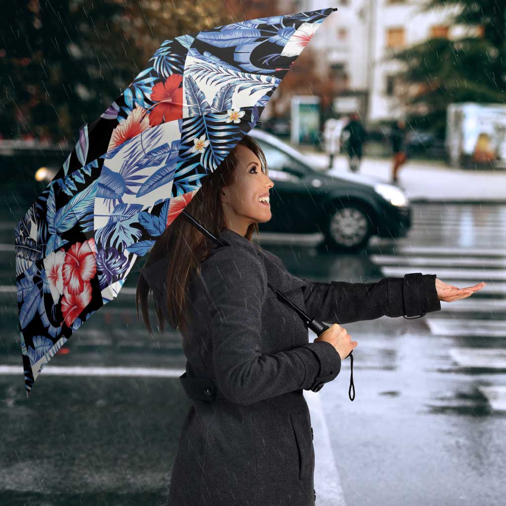 Hawaii Tropicana Blue Pattern Umbrella LT01 - Polynesian Pride