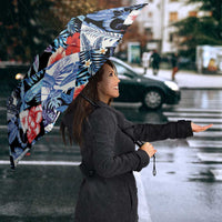 Hawaii Tropicana Blue Pattern Umbrella LT01 - Polynesian Pride