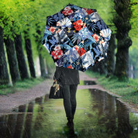 Hawaii Tropicana Blue Pattern Umbrella LT01 - Polynesian Pride
