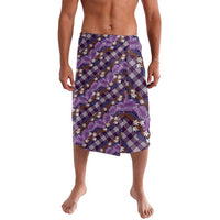 Polynesian Monstera Tiare Floral Lavalava Lavender Tropical Plaid LT01 Purple - Polynesian Pride