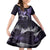 Polynesian Women Day 2024 Family Matching Long Sleeve Bodycon Dress and Hawaiian Shirt Hibiscus Girl Tribal LT01 Daughter's Dress Purple - Polynesian Pride