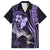 Polynesian Women Day 2024 Family Matching Long Sleeve Bodycon Dress and Hawaiian Shirt Hibiscus Girl Tribal LT01 Dad's Shirt - Short Sleeve Purple - Polynesian Pride