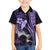 Polynesian Women Day 2024 Family Matching Off Shoulder Maxi Dress and Hawaiian Shirt Hibiscus Girl Tribal LT01 Son's Shirt Purple - Polynesian Pride