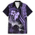 Polynesian Women Day 2024 Family Matching Short Sleeve Bodycon Dress and Hawaiian Shirt Hibiscus Girl Tribal LT01 Dad's Shirt - Short Sleeve Purple - Polynesian Pride