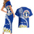 Northern Mariana Islands Commonwealth Day 2024 Couples Matching Short Sleeve Bodycon Dress and Hawaiian Shirt Dolphin With Plumeria Flower LT01 - Polynesian Pride