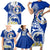 Northern Mariana Islands Commonwealth Day 2024 Family Matching Short Sleeve Bodycon Dress and Hawaiian Shirt Dolphin With Plumeria Flower LT01 - Polynesian Pride