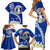 Northern Mariana Islands Commonwealth Day 2024 Family Matching Short Sleeve Bodycon Dress and Hawaiian Shirt Dolphin With Plumeria Flower LT01 - Polynesian Pride