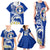 Northern Mariana Islands Commonwealth Day 2024 Family Matching Tank Maxi Dress and Hawaiian Shirt Dolphin With Plumeria Flower LT01 - Polynesian Pride