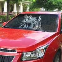 Hawaii Mermaid Monotone Auto Sun Shade Polynesian Pattern Fish Hook LT01 - Polynesian Pride