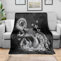 Hawaii Mermaid Monotone Blanket Polynesian Pattern Fish Hook LT01 - Polynesian Pride