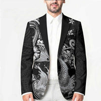 Hawaii Mermaid Monotone Blazer Polynesian Pattern Fish Hook LT01 - Polynesian Pride