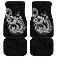 Hawaii Mermaid Monotone Car Mats Polynesian Pattern Fish Hook LT01 - Polynesian Pride