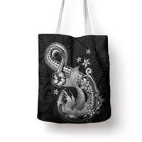 Hawaii Mermaid Monotone Tote Bag Polynesian Pattern Fish Hook LT01 - Polynesian Pride