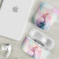 Hawaii Mermaid Sweet Pastel AirPods Case Polynesian Pattern Fish Hook LT01 - Polynesian Pride