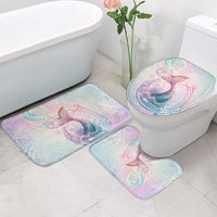 Hawaii Mermaid Sweet Pastel Bathroom Set Polynesian Pattern Fish Hook LT01 - Polynesian Pride