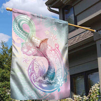 Hawaii Mermaid Sweet Pastel Garden Flag Polynesian Pattern Fish Hook LT01 - Polynesian Pride