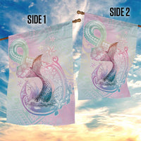 Hawaii Mermaid Sweet Pastel Garden Flag Polynesian Pattern Fish Hook LT01 - Polynesian Pride