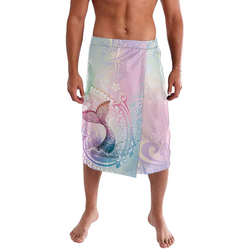 Hawaii Mermaid Sweet Pastel Lavalava Polynesian Pattern Fish Hook LT01 Multicolor - Polynesian Pride