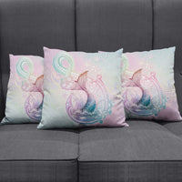 Hawaii Mermaid Sweet Pastel Pillow Cover Polynesian Pattern Fish Hook LT01 - Polynesian Pride