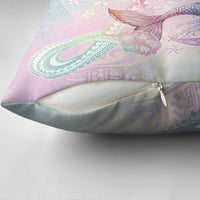 Hawaii Mermaid Sweet Pastel Pillow Cover Polynesian Pattern Fish Hook LT01 - Polynesian Pride
