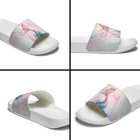 Hawaii Mermaid Sweet Pastel Slide Sandals Polynesian Pattern Fish Hook LT01 - Polynesian Pride