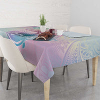 Hawaii Mermaid Sweet Pastel Tablecloth Polynesian Pattern Fish Hook LT01 - Polynesian Pride