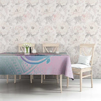 Hawaii Mermaid Sweet Pastel Tablecloth Polynesian Pattern Fish Hook LT01 - Polynesian Pride