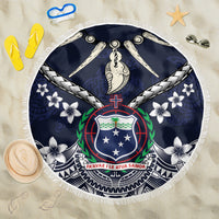 Samoa Independence Day Beach Blanket Ula Nifo Mix Turtle LT01 One Size 150cm Blue - Polynesian Pride