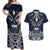 Samoa Independence Day Couples Matching Off Shoulder Maxi Dress and Hawaiian Shirt Ula Nifo Mix Turtle