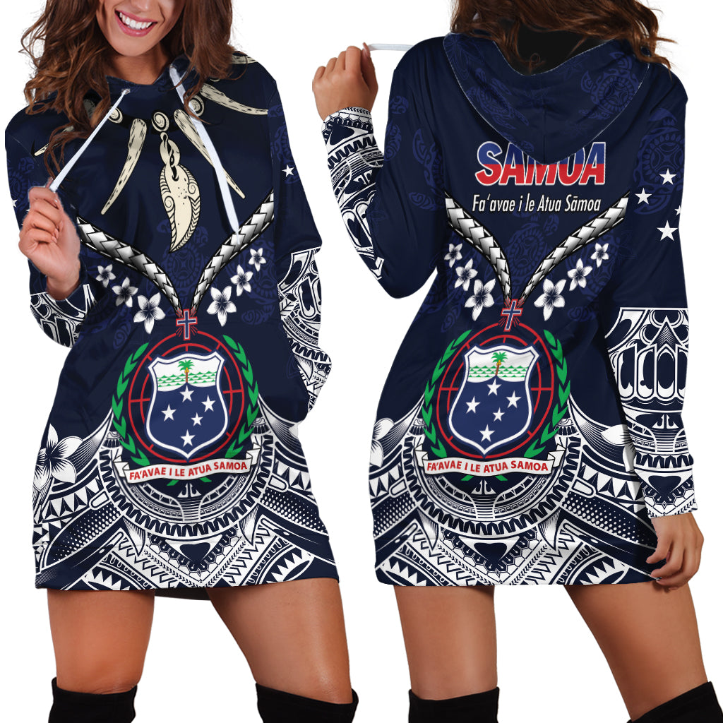 Samoa Independence Day Hoodie Dress Ula Nifo Mix Turtle LT01 - Polynesian Pride
