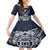 Samoa Independence Day Kid Short Sleeve Dress Ula Nifo Mix Turtle