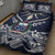 Samoa Independence Day Quilt Bed Set Ula Nifo Mix Turtle